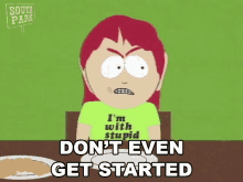 Dont Even Get Started Carol Mccormick GIF - Dont Even Get Started Carol Mccormick South Park GIFs
