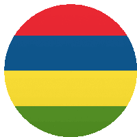 Mauritius Flags Sticker - Mauritius Flags Joypixels Stickers