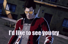 No More Hero No More Heroes GIF - No More Hero No More Heroes Id Like To See You Try GIFs