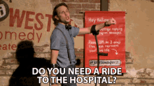 Do You Need A Ride To The Hospital Josh Sundquist GIF - Do You Need A Ride To The Hospital Josh Sundquist People Are Too Nice To Me GIFs