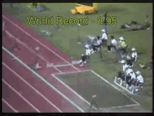long jump athlete track and field world record