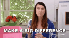 Make A Big Difference Gemma Stafford GIF - Make A Big Difference Gemma Stafford Bigger Bolder Baking GIFs