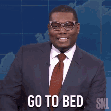Go To Bed Saturday Night Live GIF - Go To Bed Saturday Night Live Weekend Update GIFs