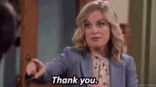 Leslie Knope Thank You GIF - Leslie Knope Thank You Parks And Recreation GIFs
