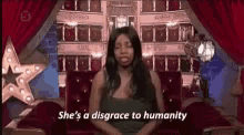 Shes A Disgrace To Humanity Tiffany GIF - Shes A Disgrace To Humanity Tiffany GIFs
