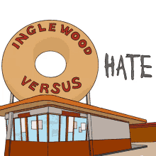 inglewood randys donuts donuts inglewood vs hate donut shop