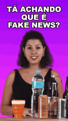 Ta Achando Que E Fake News Nina Marcucci GIF - Ta Achando Que E Fake News Nina Marcucci Menos1lixo GIFs