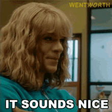 That Sounds Nice Maxine Conway GIF - That Sounds Nice Maxine Conway Wentworth GIFs