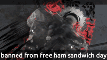 Banned From Free Ham Sandwich Day Shadowlord GIF - Banned From Free Ham Sandwich Day Shadowlord Nier GIFs