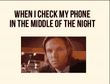 When I Check My Phone In The Middle Of The Night Sam Winchester GIF - When I Check My Phone In The Middle Of The Night Sam Winchester Supernatural GIFs