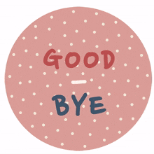 sticker english pastel design good bye