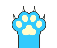 Cat Crazy Blue Cat GIF - Cat Crazy Blue Cat Paw GIFs