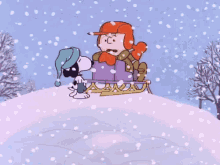 Happy Winter Snoopy GIF - Happy Winter Snoopy First Day Of Winter GIFs