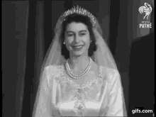 wedding 1940s royalty bride queen