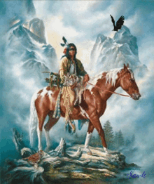 Native American Horse GIF - Native American Horse Mountains GIFs