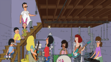 Off The Beat Is Part Of Our Sound! GIF - Bobs Burgers Linda Belcher Bob Belcher GIFs