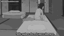 flojo cansancio cansado dormir anime