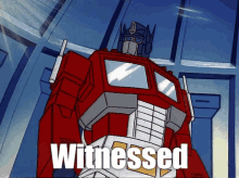 Transformers Optimus Prime GIF - Transformers Optimus Prime Witnessed GIFs