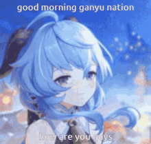 Ganyu Good Morning GIF - Ganyu Good Morning GIFs