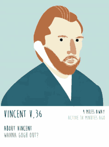 history if historical figures had tinder historical figure vincent van gogh wanna gogh out