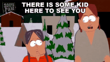 There Is Some Kid Here To See You Chief Running Water GIF - There Is Some Kid Here To See You Chief Running Water South Park GIFs