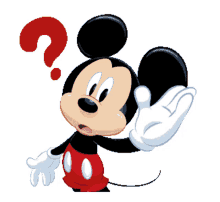 mickey mouse question mark no idea