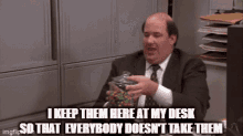 The Office Kevin GIF - The Office Kevin Candy GIFs