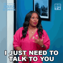 I Just Need To Talk To You For A Moment Miranda Payne GIF - I Just Need To Talk To You For A Moment Miranda Payne House Of Payne GIFs