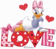 Daisy Duck Love GIF - Daisy Duck Love Heart GIFs