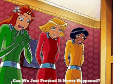 Totally Spies Sam GIF - Totally Spies Sam Can We Just Pretend It Never Happened GIFs
