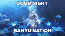 Ganyu Ganyu Nation GIF - Ganyu Ganyu Nation Good Night Ganyu Nation GIFs