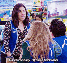 Superstore Amy Sosa GIF - Superstore Amy Sosa Uh Youre Busy GIFs