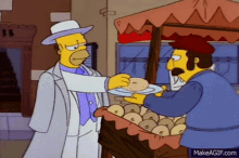 The Godfather Homer Simpson GIF - The Godfather Homer Simpson Gangster GIFs