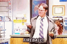 the office fireball