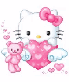 Hello Kitty Pixels Gifs Tenor