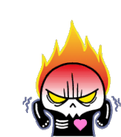 Mad Angry Sticker - Mad Angry Flaming Stickers
