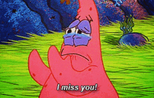 Spongebob Patrick Star GIF - Spongebob Patrick Star I Miss You GIFs