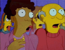 The Simpsons Crowd GIF - The Simpsons Crowd Horror GIFs