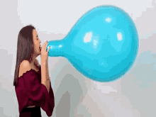 balloon pop blow to pop