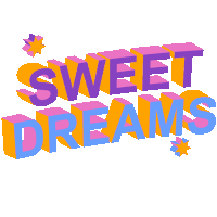 Sweet Dreams Goodnight Sticker - Sweet Dreams Goodnight Sleep Well Stickers
