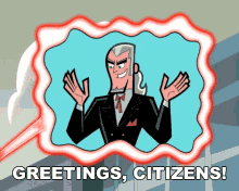 Greetings Citizens Vlad Masters GIF - Greetings Citizens Vlad Masters Phantom Planet GIFs