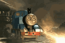 Thomas In Hell Thomas The Train GIF - Thomas In Hell Thomas The Train Fire GIFs