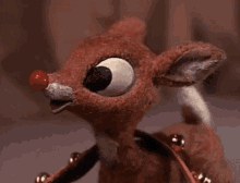 Rudolph GIF - Rupoldh The Red Nosed Reindeer Red Nose Blinking GIFs