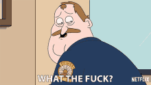 What The Fuck Chief Randall Crawford GIF - What The Fuck Chief Randall Crawford Paradise Pd GIFs