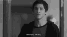Don'T Worry... I'M Okay - Worry GIF - The Perks Of Being A Wall Flower Logan Lerman Charlie GIFs