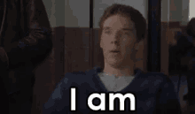 I Am Am GIF - Benedict Cumberbatch Raise Hand I Am GIFs