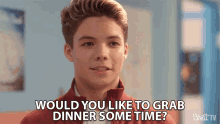 Would You Like To Grab Dinner Some Time Ask Out GIF - Would You Like To Grab Dinner Some Time Ask Out Date GIFs