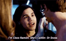 Barry Allen Caitlin Snow GIF - Barry Allen Caitlin Snow Cisco Ramon GIFs