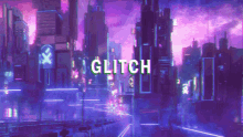 glitch city city lights