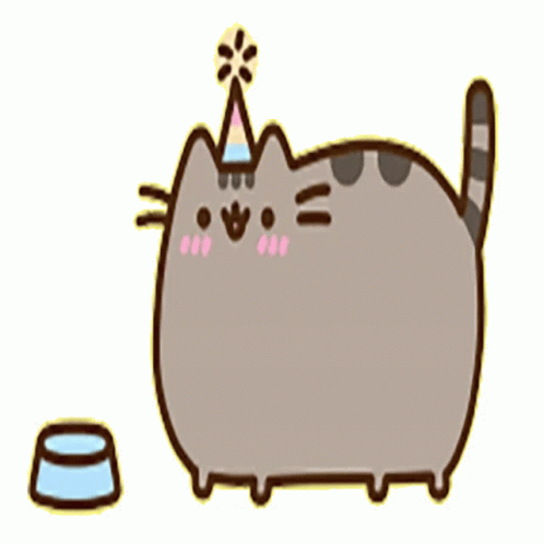 Pusheen Birthday Sticker - Pusheen Birthday My Day - Discover & Share GIFs